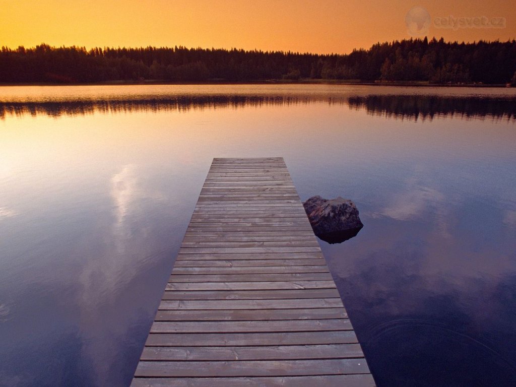 Foto: Beautiful Light At Dusk, Finland