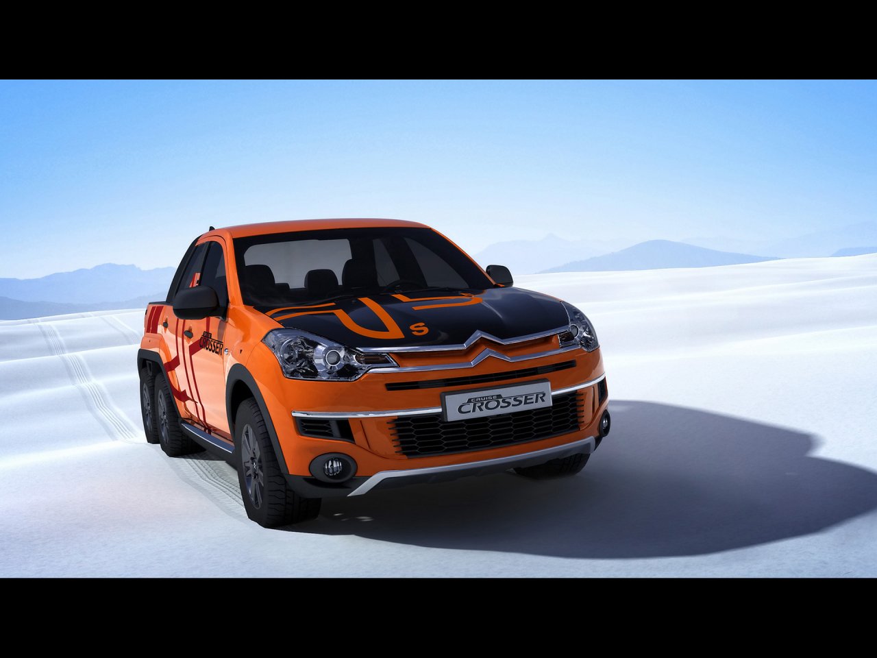 Foto: Citroen Cruise Crosser Front Angle Snow (2007)