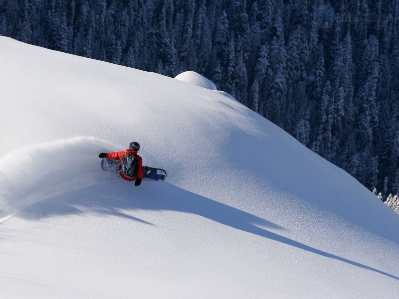 Foto: Snowboarding Mount Baker Backcountry, Washington